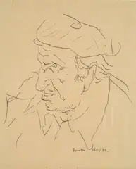 Ritratto di Vasco Pratolini by Renzo Grazzini, offered Feb 2020