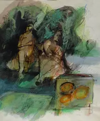 Robert Carroll, Figure nel paesaggio