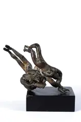 Due figure by Vincenzo Gaetaniello, cm., offered Feb 2020