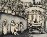 Renzo Vespignani, Ingresso a Villa Felicità