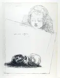 Piero Guccione, Paola guarda i melograni