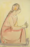 Domenico Cantatore, Figura seduta