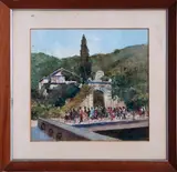 Giuseppe Galli, Paesaggio con figure