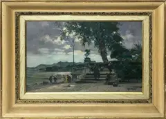 Cesare Gheduzzi, Sulla riva del lago
