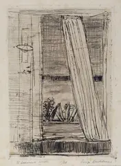 Il davanzale piccolo by Luigi Bartolini, a pencil: firma in basso a destra; titolo in basso a sinistra; tiratura in basso al centro. In lastra: firma and, offered Dec 2019