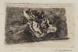 Luigi Bartolini, Le violette, a pencil: firma in basso a destra; titolo in basso a sinistra; tiratura in basso al centro. In lastra