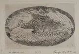 Luigi Bartolini, La beccaccia, a pencil: firma in basso a destra; titiolo in basso a sinistra; tiratura in basso al centro. In lastra: firma