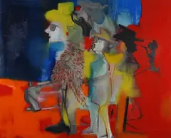 Callas, Scotto, Tebaldi by Marco Cingolani, Sul verso: firma, offered Dec 2019
