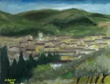Paesaggio nella valle by Ottone Rosai, offered Dec 2019