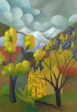 Salvo, Ottobre, oil on cardboard