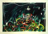 Senza titolo by Mario Schifano, Sul verso: firma; timbro Blu Art Gallery, offered Dec 2019