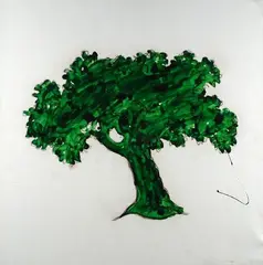 Albero by Mario Schifano, Sul verso: firma., offered Dec 2019