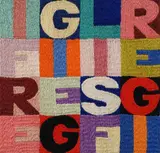 I fregi e gli sfregi by Alighiero Boetti, autentica dell'autore on foto. Sul verso: firma. Opera in fase di archiviazione. Provenienza: Firenze, offered Dec 2019