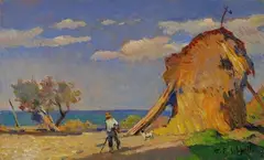 Pagliaio sulla collina by Cafiero Filippelli, offered Dec 2019