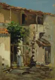 Filadelfo Simi, Cortile spagnolo