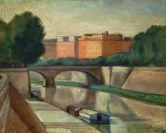 Lungo Tevere by Carlo Socrate, offered Oct 2019