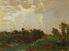 Paesaggio by Duilio Corompai, cm., offered Oct 2019