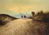 Ferruccio Rontini, Strada con contadino e mulo