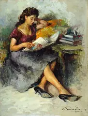 Ermogene Miraglia, Ragazza che legge
