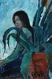Ritratto di fanciulla by Paulo Ghiglia, offered Oct 2019