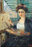 La pittrice by Vincenzo Irolli, offered Oct 2019