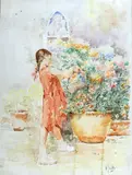 Bambina con fiori by Vincenzo Irolli, offered Oct 2019