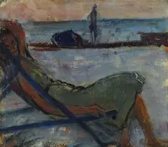 Donna sulla sdraio by Arturo Checchi, offered Oct 2019
