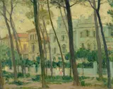 Galileo Chini, Villette in pineta a Viareggio