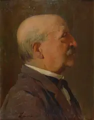Profilo di uomo. by Eugenio Cecconi, offered Oct 2019