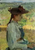Arturo Faldi, Ragazza in giardino