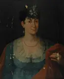 Angelo Ricci, Ritratto di Anna Bandini, Sul verso
