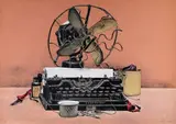 Gianni Cacciarini, Macchina da scrivere con ventilatore