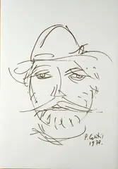 Ritratto di uomo by Primo Conti, mm., offered Sep 2019
