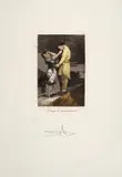 Les Caprices de Goya, A caza de mondadientes by Salvador Dalí, mm., offered Sep 2019