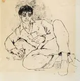 Anna Salvatore, Uomo con carte, cm.