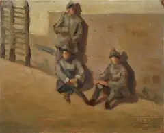 Soldati by Pietro Saltini, 1988, offered Jul 2019