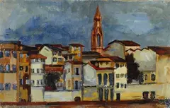Paesaggio cittadino by Renzo Grazzini, cm., offered Jul 2019