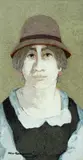 Marcello Boccacci, Donna con cappello, cm.
