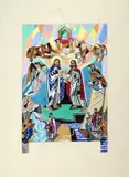 Gino Severini, La consegna delle chiavi a San Pietro, cm.