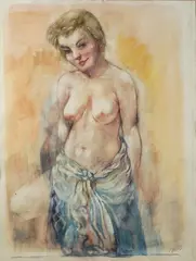 Nudo by George Grosz, 1938, cm., offered Jul 2019