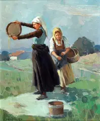 Contadine by Biagio Mercadante, cm., offered Jul 2019