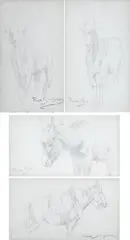 Quattro disegni by Rosa Bonheur, cm., offered Jul 2019