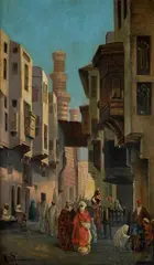 Paese orientale by Mariano de Franceschi, cm., offered Jul 2019