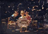 Paride Pozzato, Fanciulli al tavolo da gioco, cm.