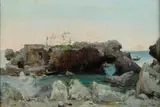 Filippo Liardo, Lo scoglio delle sirene a Marina di Capri, 1870