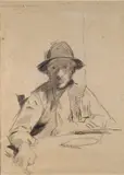 Valentino Ghiglia, Figura al tavolo