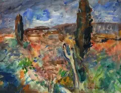 Paesaggio by Vittorio Nomellini, cm., offered Jul 2019