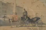 Giuseppe Rossi, Fiaccheraio in S. Maria Novella