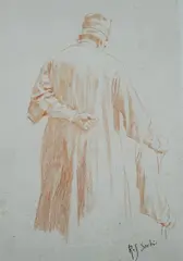 Figura di spalle by Raffaello Sorbi, offered Jul 2019