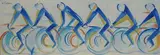 Vittorio Corona, Ciclisti, cm.14x38